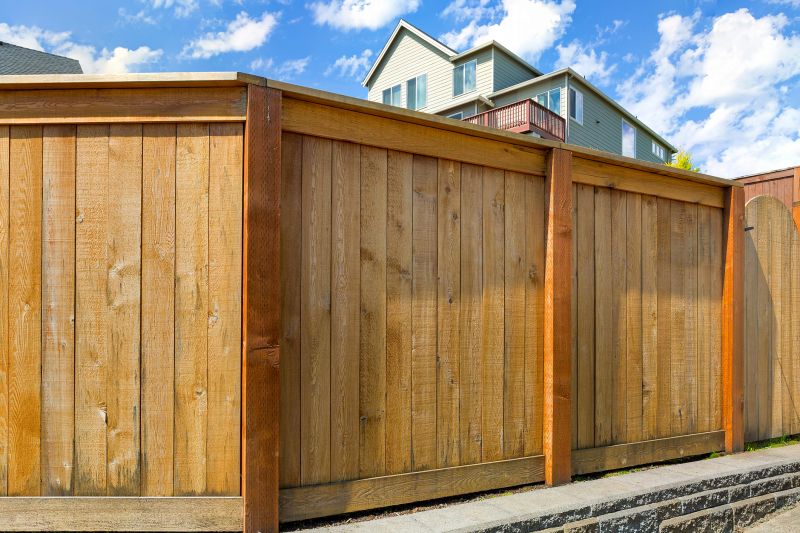 Completed Wood Fence