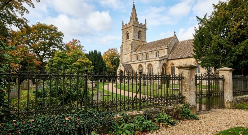 Church Fence Installation project example